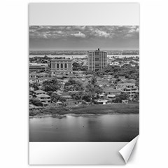 Guayaquil Aerial View From Window Plane Canvas 12  X 18   by dflcprints