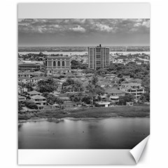 Guayaquil Aerial View From Window Plane Canvas 16  X 20   by dflcprints