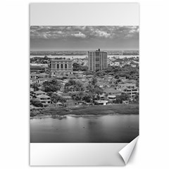 Guayaquil Aerial View From Window Plane Canvas 24  X 36  by dflcprints