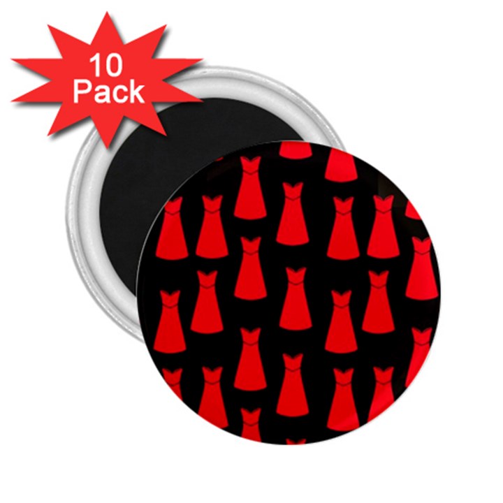 Dresses Seamless Pattern 2.25  Magnets (10 pack) 