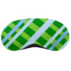 Fabric Cotton Geometric Diagonal Sleeping Masks by Nexatart