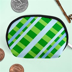 Fabric Cotton Geometric Diagonal Accessory Pouches (medium)  by Nexatart