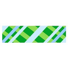 Fabric Cotton Geometric Diagonal Satin Scarf (oblong)