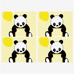 First Birthday Panda Card Belt Buckles