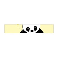 First Birthday Panda Card Flano Scarf (mini) by Nexatart