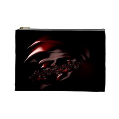 Fractal Mathematics Abstract Cosmetic Bag (large)  by Nexatart