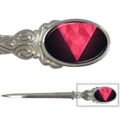 Geometric Triangle Pink Letter Openers