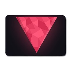 Geometric Triangle Pink Small Doormat 