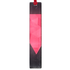 Geometric Triangle Pink Large Book Marks