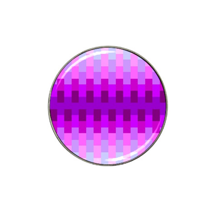 Geometric Cubes Pink Purple Blue Hat Clip Ball Marker (4 pack)