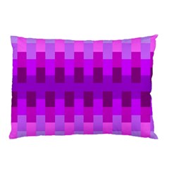 Geometric Cubes Pink Purple Blue Pillow Case (two Sides) by Nexatart