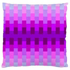 Geometric Cubes Pink Purple Blue Standard Flano Cushion Case (one Side) by Nexatart