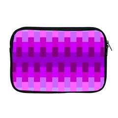 Geometric Cubes Pink Purple Blue Apple Macbook Pro 17  Zipper Case by Nexatart