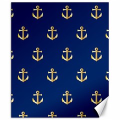 Gold Anchors Background Canvas 20  X 24   by Nexatart