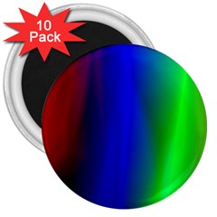 Graphics Gradient Colors Texture 3  Magnets (10 Pack)  by Nexatart