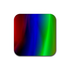 Graphics Gradient Colors Texture Rubber Coaster (square)  by Nexatart