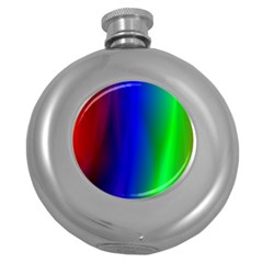 Graphics Gradient Colors Texture Round Hip Flask (5 Oz) by Nexatart