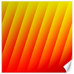 Graphics Gradient Orange Red Canvas 12  X 12  