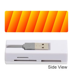 Graphics Gradient Orange Red Memory Card Reader (stick)  by Nexatart