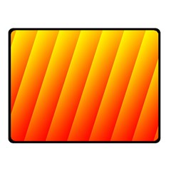 Graphics Gradient Orange Red Double Sided Fleece Blanket (small)  by Nexatart