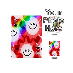 Happy Flowers Playing Cards 54 (mini)  by Nexatart