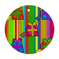 Holiday Gifts Ornament (round) by Nexatart