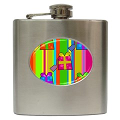 Holiday Gifts Hip Flask (6 Oz) by Nexatart