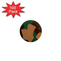 Military Camouflage 1  Mini Magnets (100 Pack)  by Nexatart