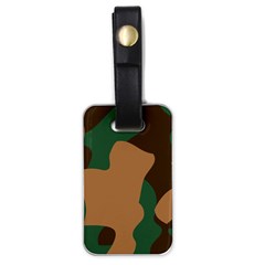 Military Camouflage Luggage Tags (one Side)  by Nexatart