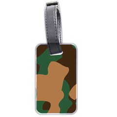 Military Camouflage Luggage Tags (two Sides) by Nexatart