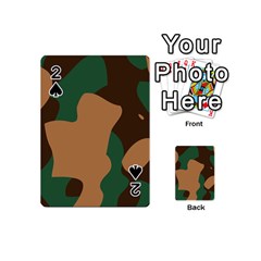 Military Camouflage Playing Cards 54 (mini)  by Nexatart