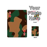 Military Camouflage Playing Cards 54 (Mini)  Front - Diamond5