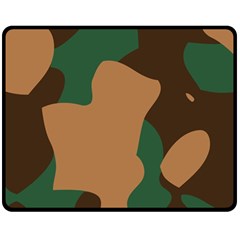 Military Camouflage Double Sided Fleece Blanket (medium) 