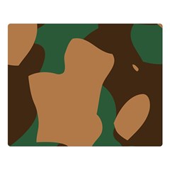 Military Camouflage Double Sided Flano Blanket (large)  by Nexatart