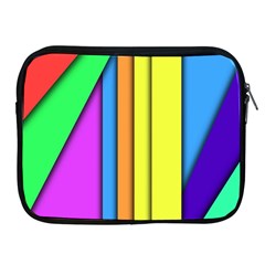 More Color Abstract Pattern Apple Ipad 2/3/4 Zipper Cases by Nexatart