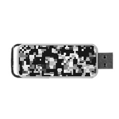 Noise Texture Graphics Generated Portable Usb Flash (one Side) by Nexatart