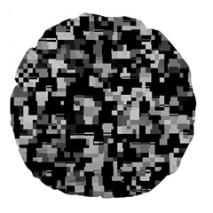 Noise Texture Graphics Generated Large 18  Premium Flano Round Cushions by Nexatart