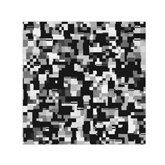 Noise Texture Graphics Generated Small Satin Scarf (square) by Nexatart