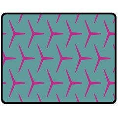 Pattern Background Structure Pink Double Sided Fleece Blanket (medium)  by Nexatart