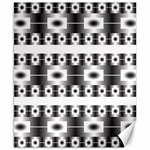 Pattern Background Texture Black Canvas 8  x 10  8.15 x9.66  Canvas - 1