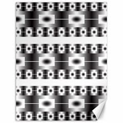 Pattern Background Texture Black Canvas 12  X 16   by Nexatart