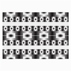 Pattern Background Texture Black Large Glasses Cloth (2-side) by Nexatart