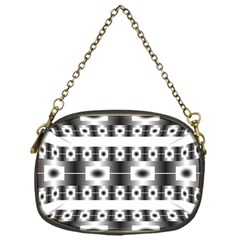 Pattern Background Texture Black Chain Purses (one Side)  by Nexatart