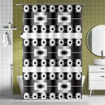 Pattern Background Texture Black Shower Curtain 48  x 72  (Small)  Curtain(48  X 72 ) - 42.18 x64.8  Curtain(48  X 72 )