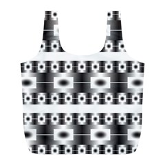 Pattern Background Texture Black Full Print Recycle Bags (l)  by Nexatart