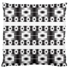 Pattern Background Texture Black Large Flano Cushion Case (two Sides) by Nexatart