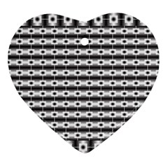 Pattern Background Texture Black Ornament (heart) by Nexatart