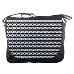 Pattern Background Texture Black Messenger Bags by Nexatart