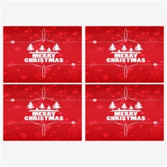 Red Bokeh Christmas Background Belt Buckles