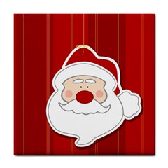 Santa Claus Xmas Christmas Tile Coasters by Nexatart